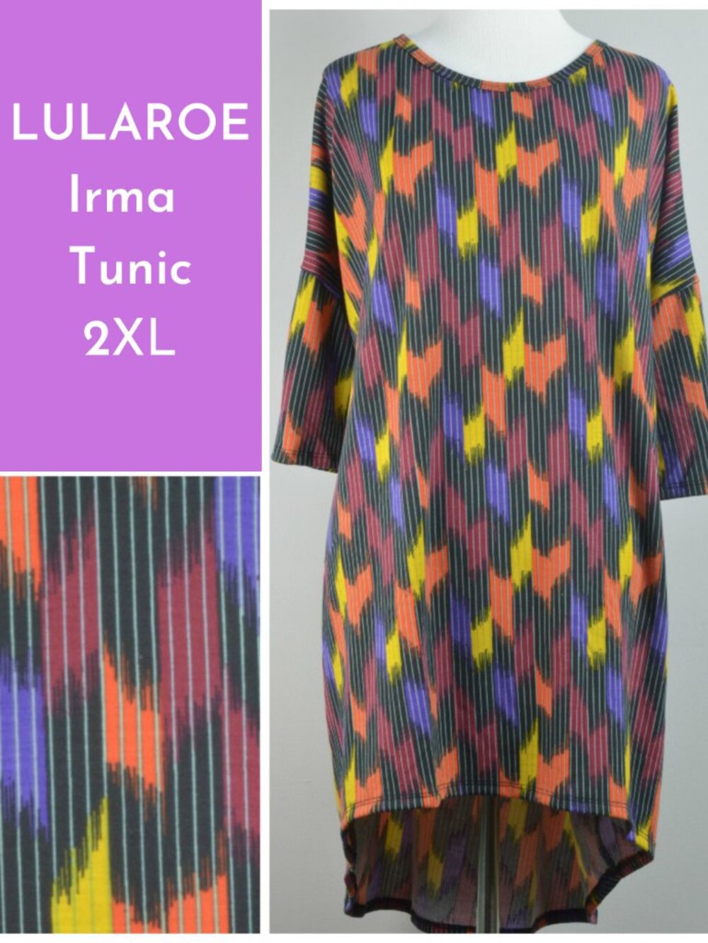 NWT 2XL Abstract Print Irma Lularoe